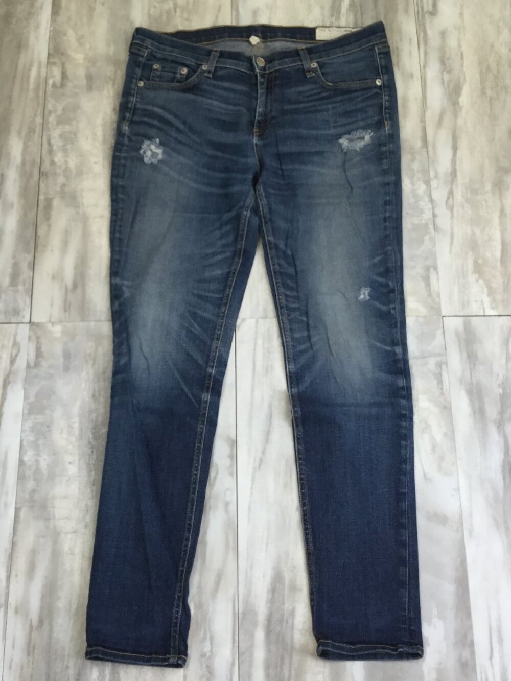 Rag & Bone Distressed Skinny Jean 28